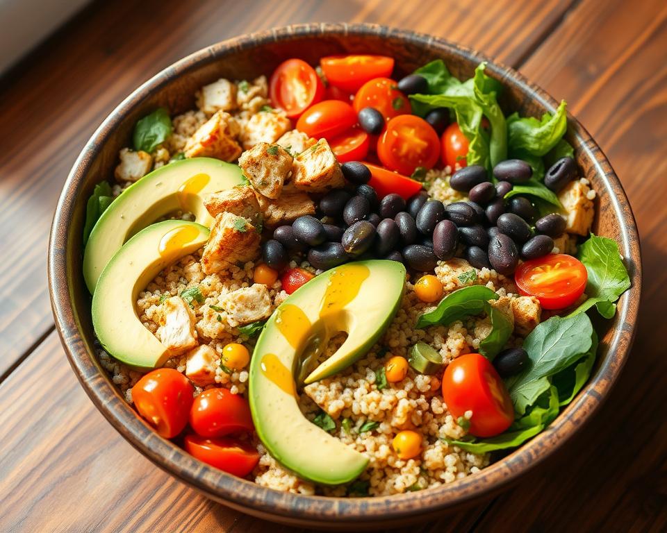 Quinoa chicken bowl