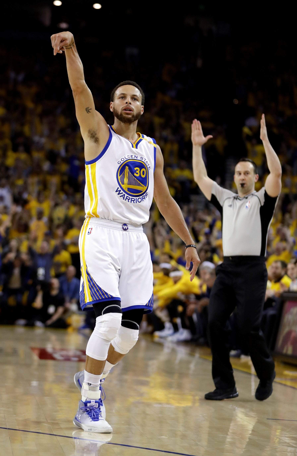 Stephen Curry follow through