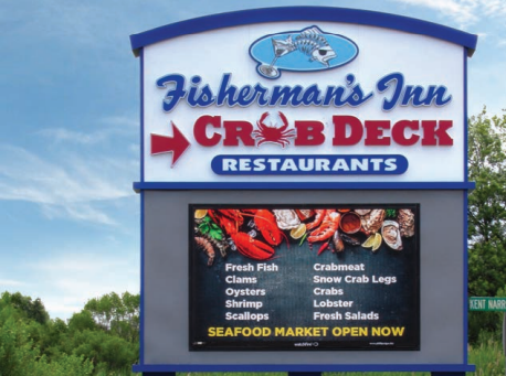 Fisherman’s Inn at Grasonville, MD | Photo from Watchfire Overview Brochure