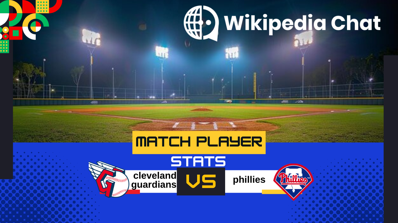 cleveland guardians vs phillies match player stats