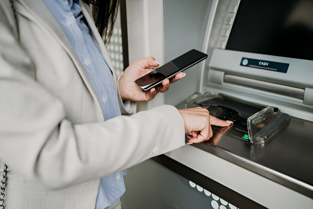 user make transfer through atm