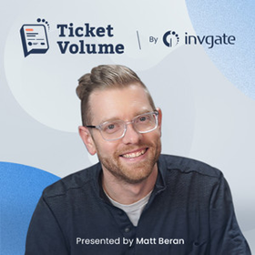 Screenshot of the podcast Ticket Volume.