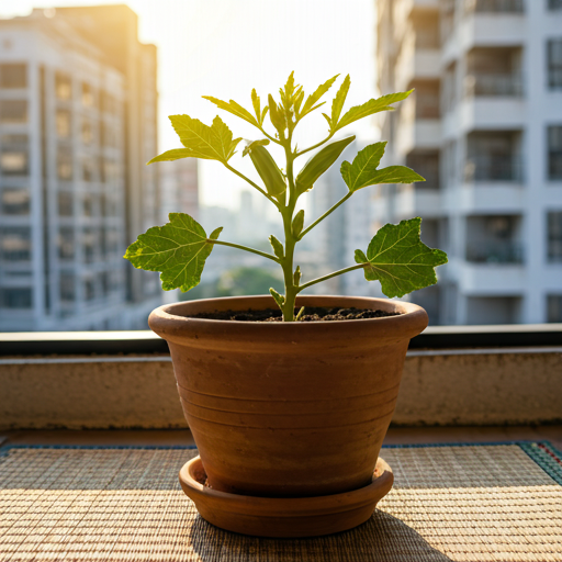 Growing Okra in Containers