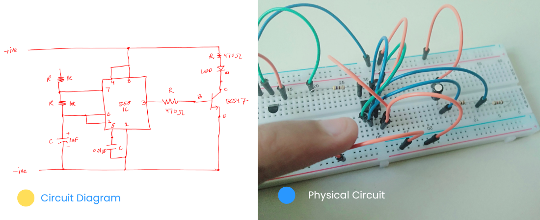 breadboard power rail connection 