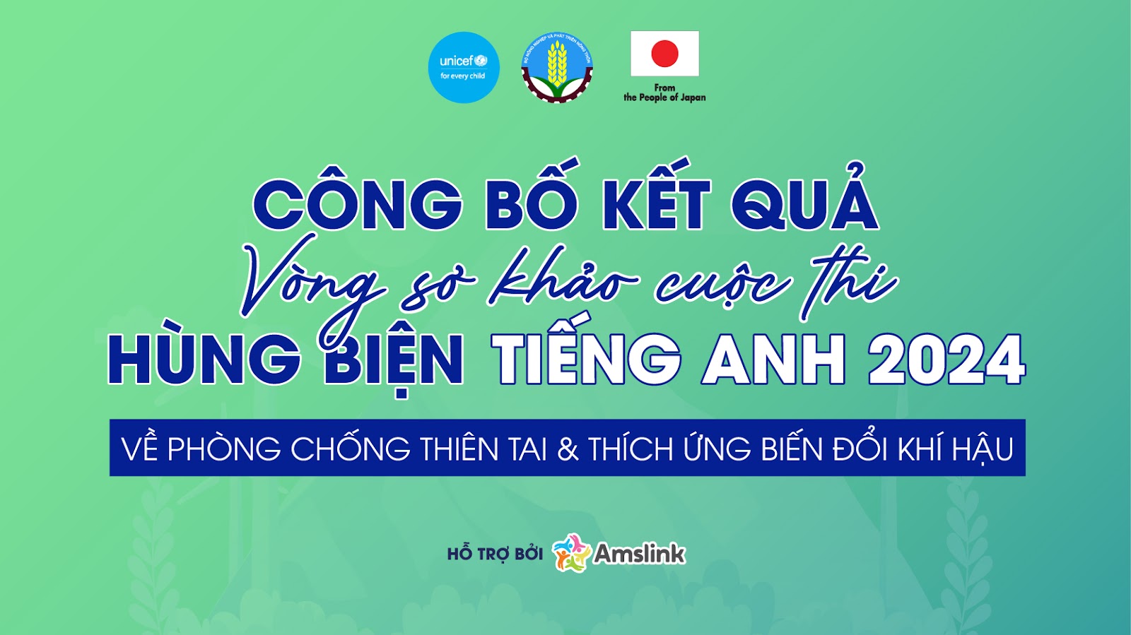 Công bố Kết quả vòng sơ khảo Cuộc thi Hùng biện tiếng Anh 2024