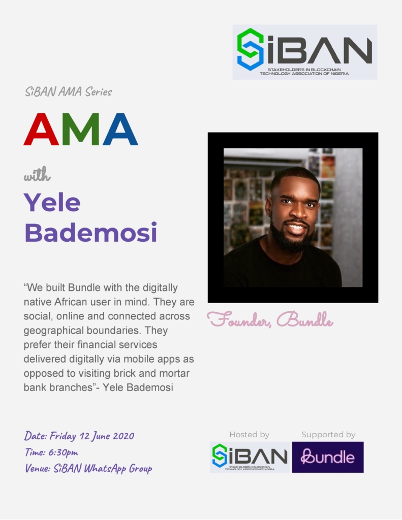 SiBAN AMA with Yele Bedamosi of Bundle