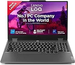 Lenovo LOQ 2024 12th Gen Intel Core i5-12450HX 15.6" (39.6cm) 144Hz 300Nits FHD Gaming Laptop (8GB/512GB SSD/Win 11/Intel ...