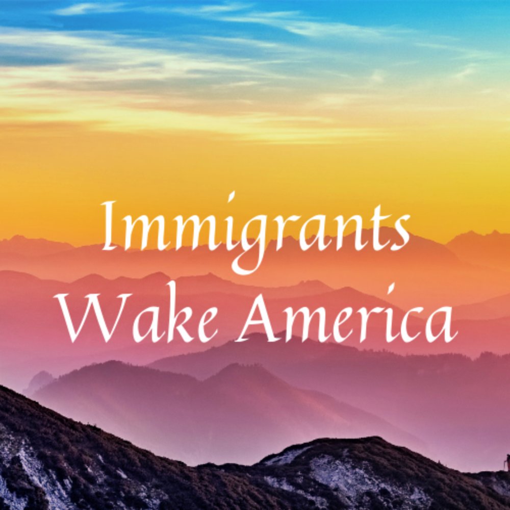 Immigrants Wake America Logo