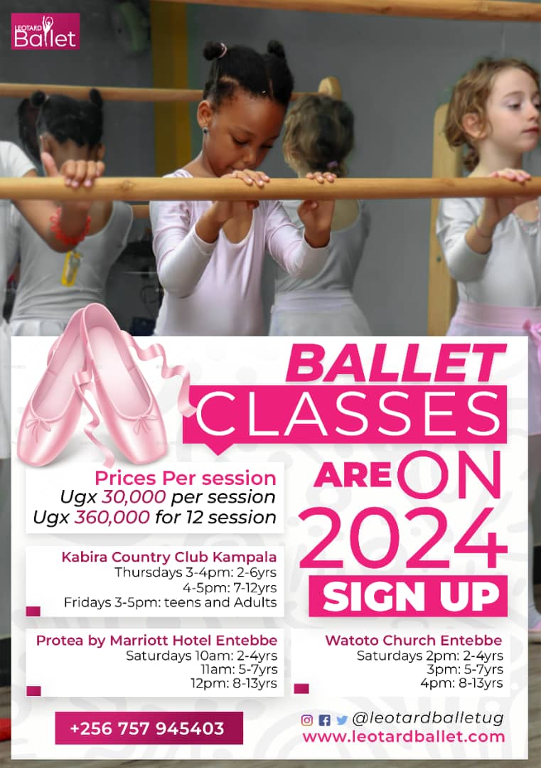 Ballet classes offered in Uganda, kampala and Entebbe