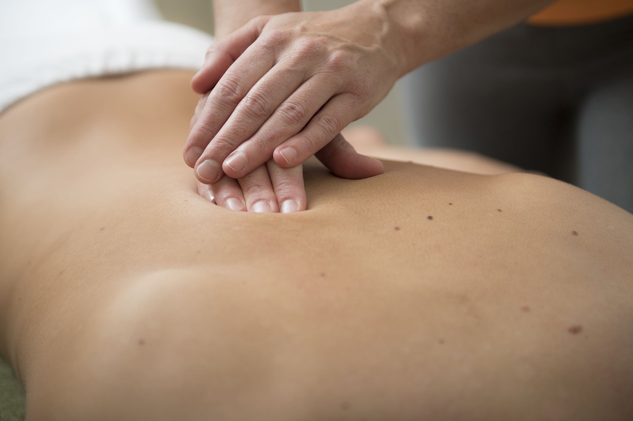 image of a person getting a massage