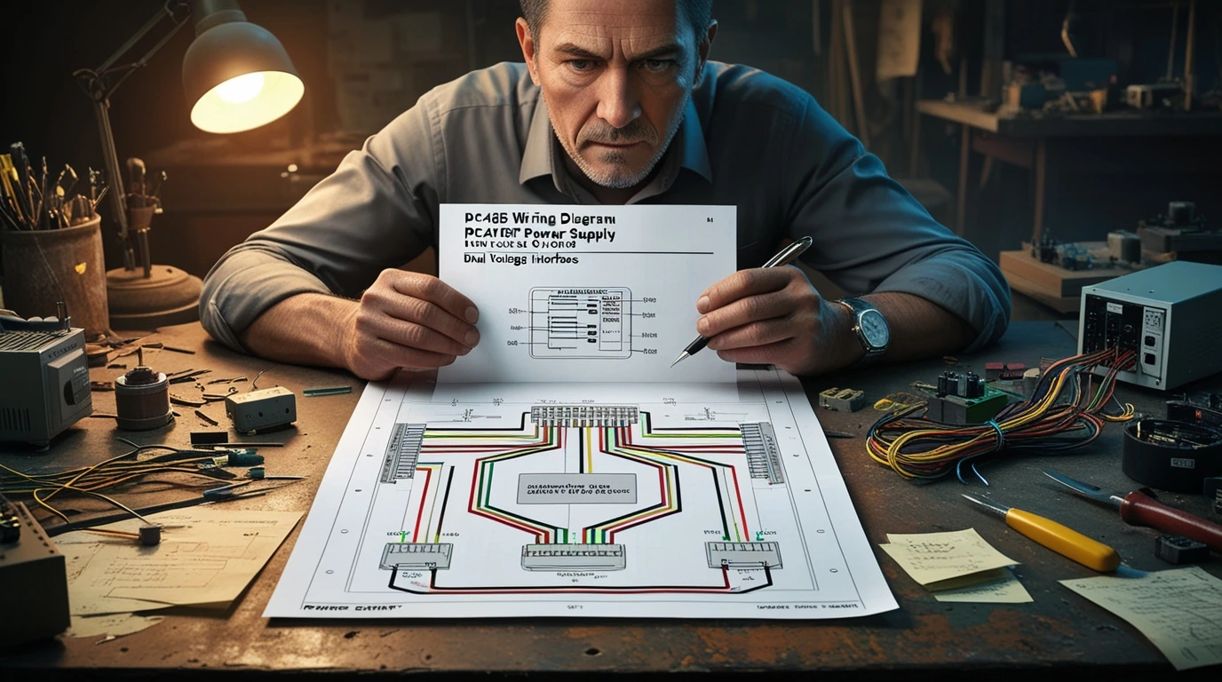 Pc45b Power Supply Dual Voltage Interface Manual wiring Diagram