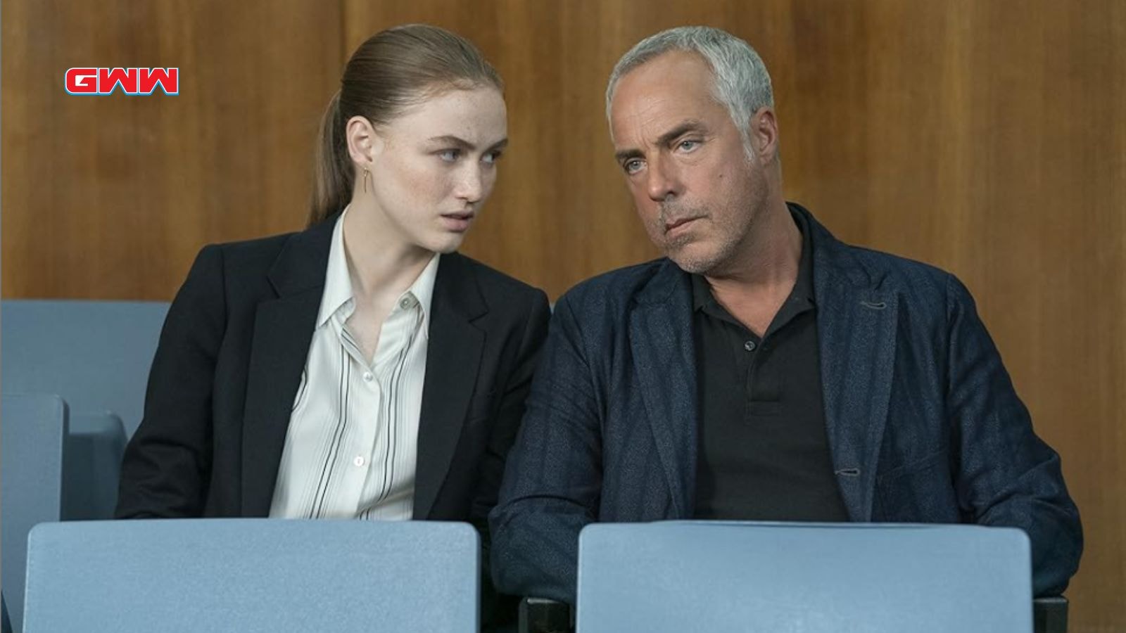 Titus Welliver and Madison Lintz in Bosch: Legacy