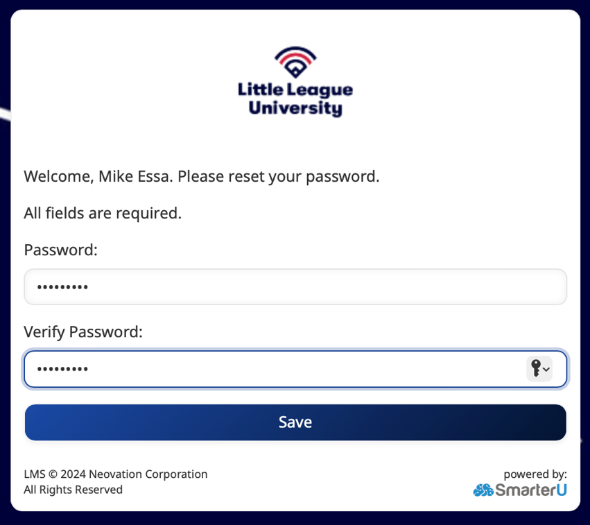 A screenshot of a login screen Description automatically generated