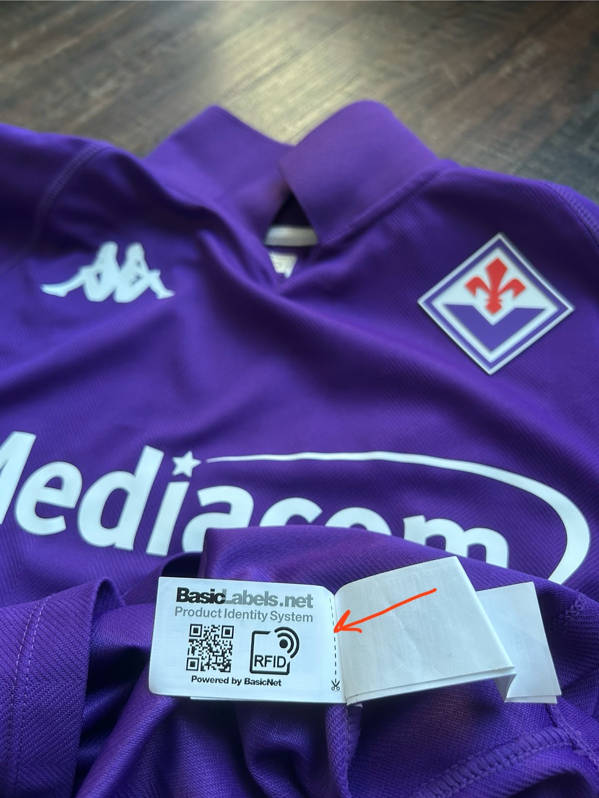 How to check Kappa shirt authenticity (QR code)