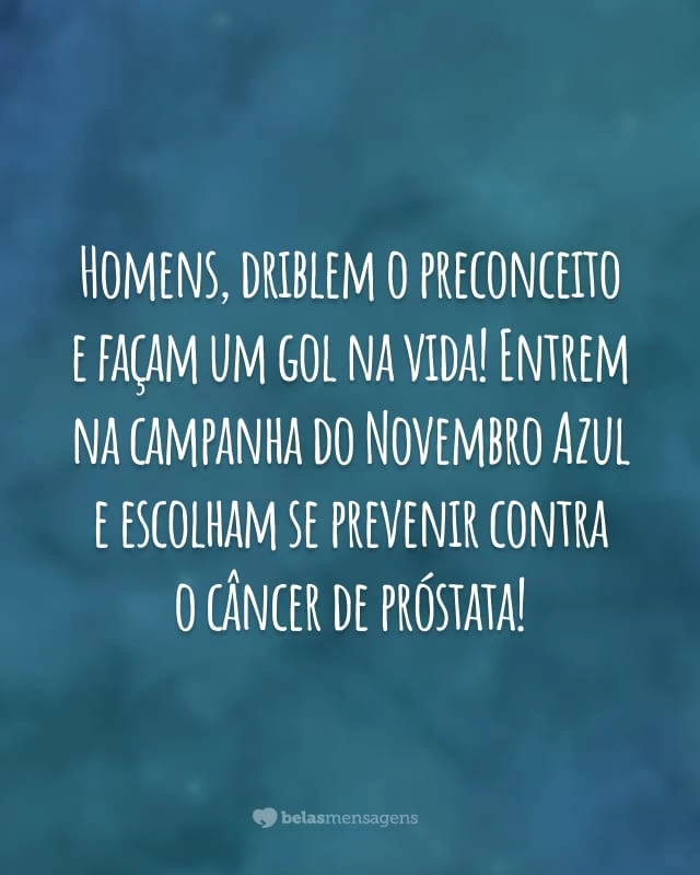 frases novembro azul para imprimir