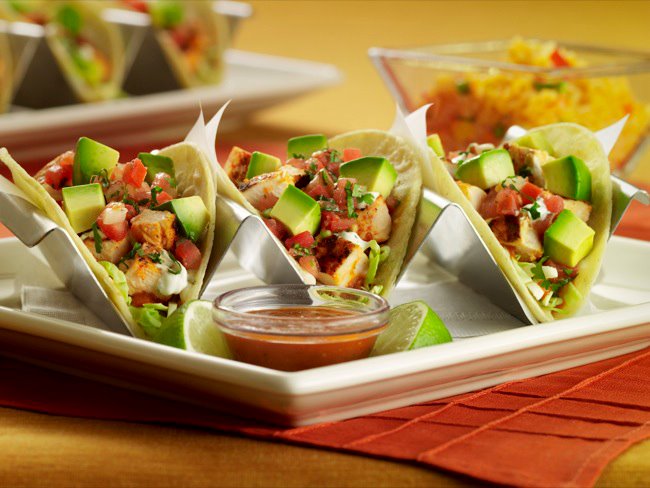 SkinnyLicious Chicken Soft Tacos