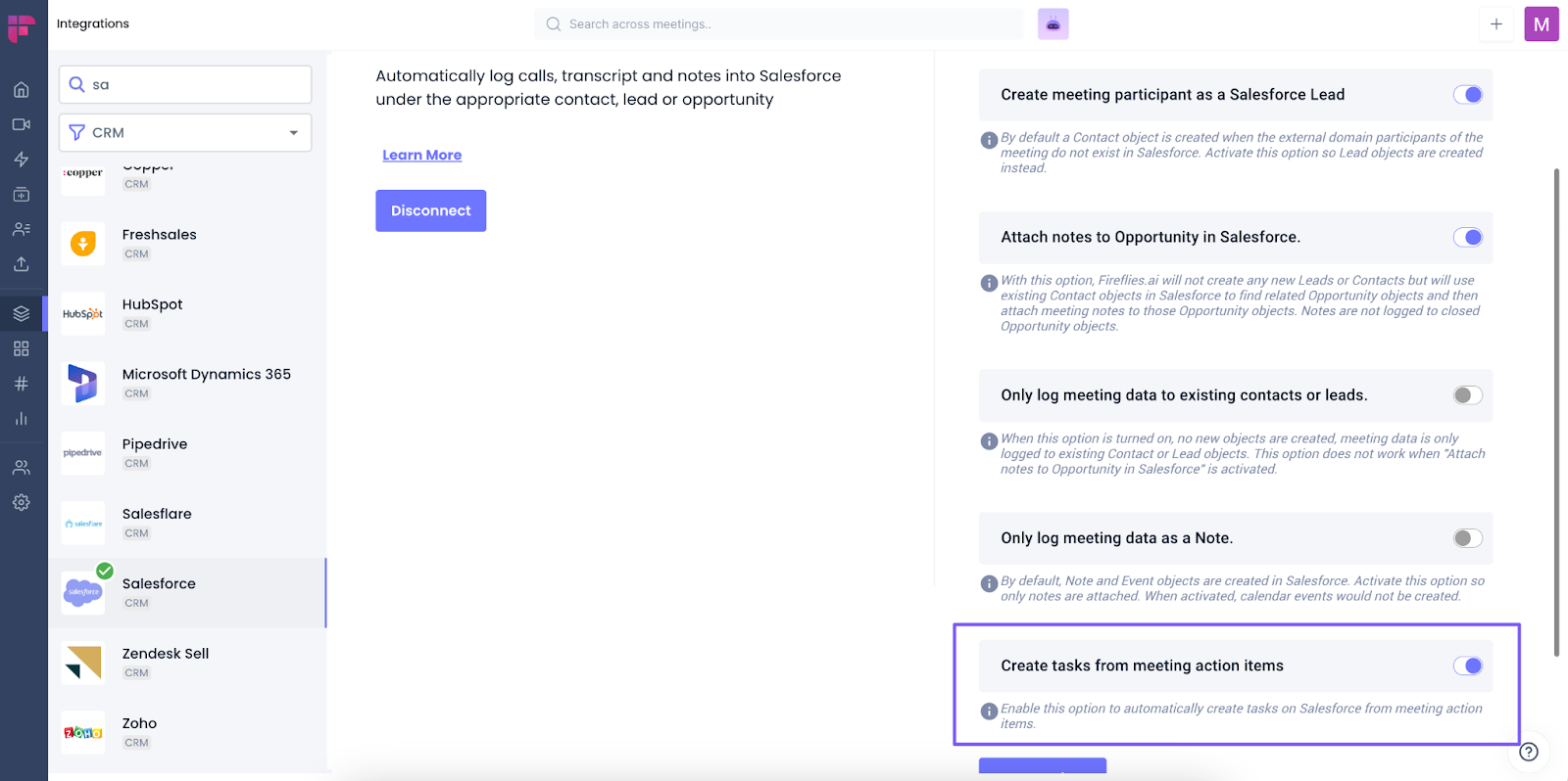 Automated task creation