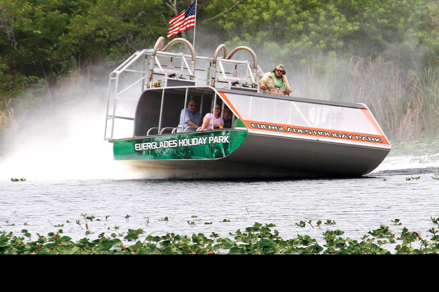 Everglades National Park, the airboat is waiting