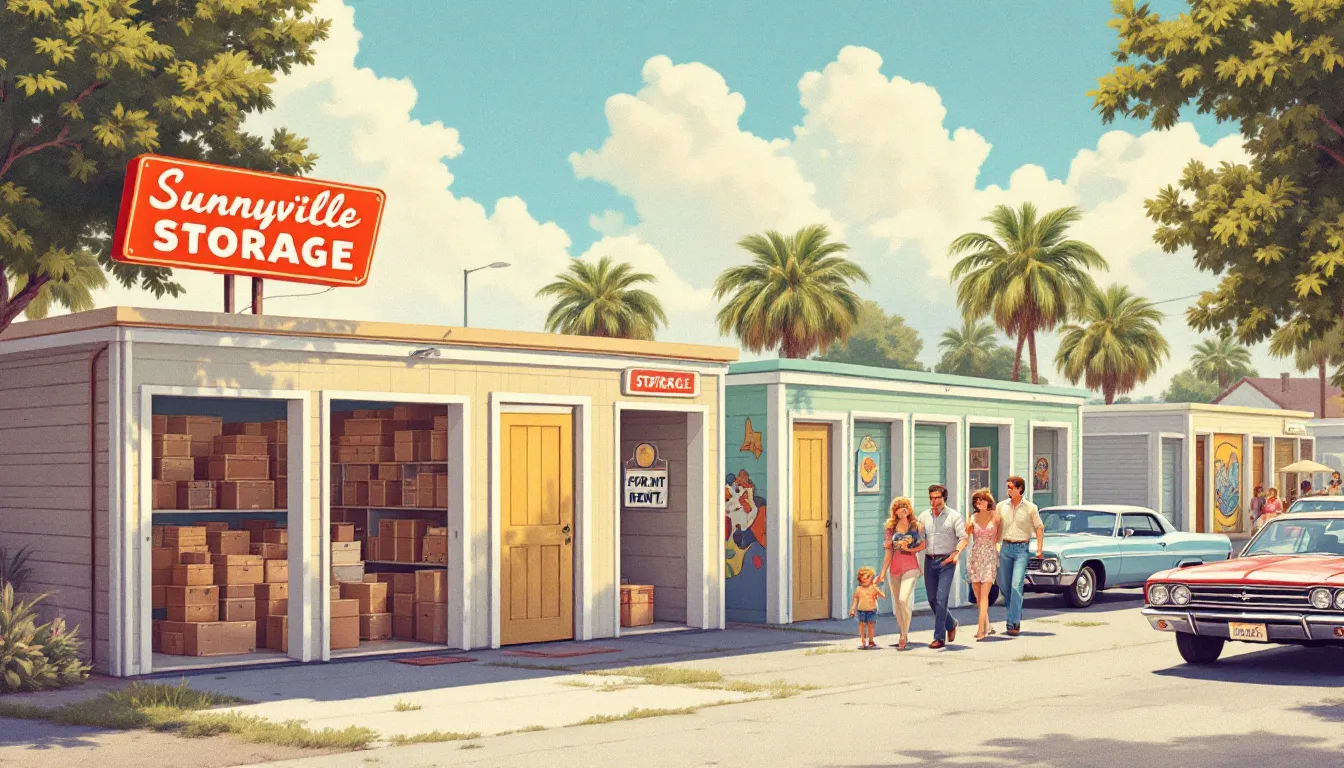 Climate controlled storage units for sensitive items.