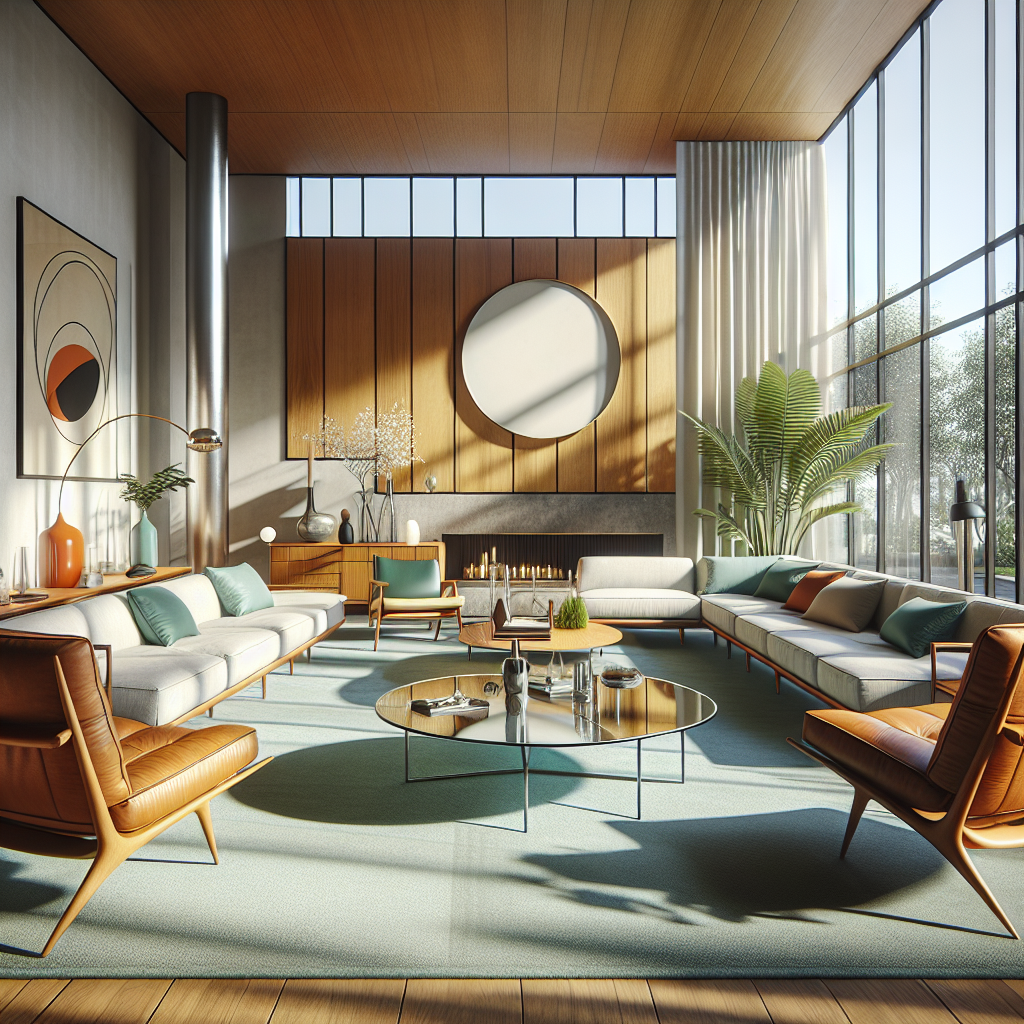 Mid-century modern interior design