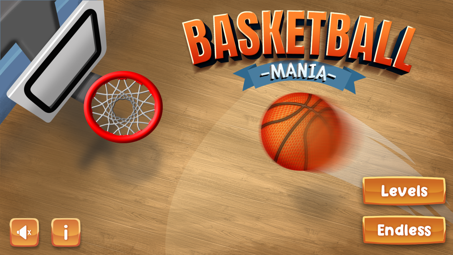 In-game picture of Basketball Mania, one of the best basketball games for Android