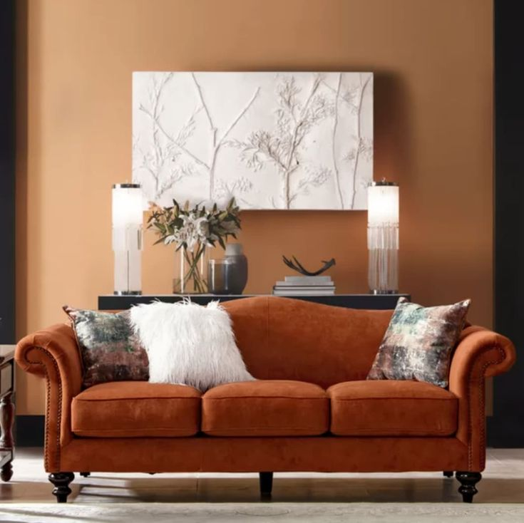 Camelback sofa
