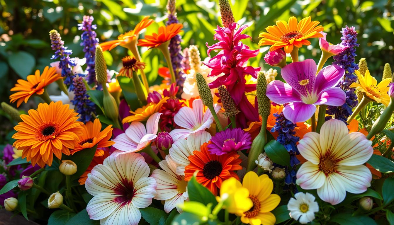 flores comestíveis exóticas