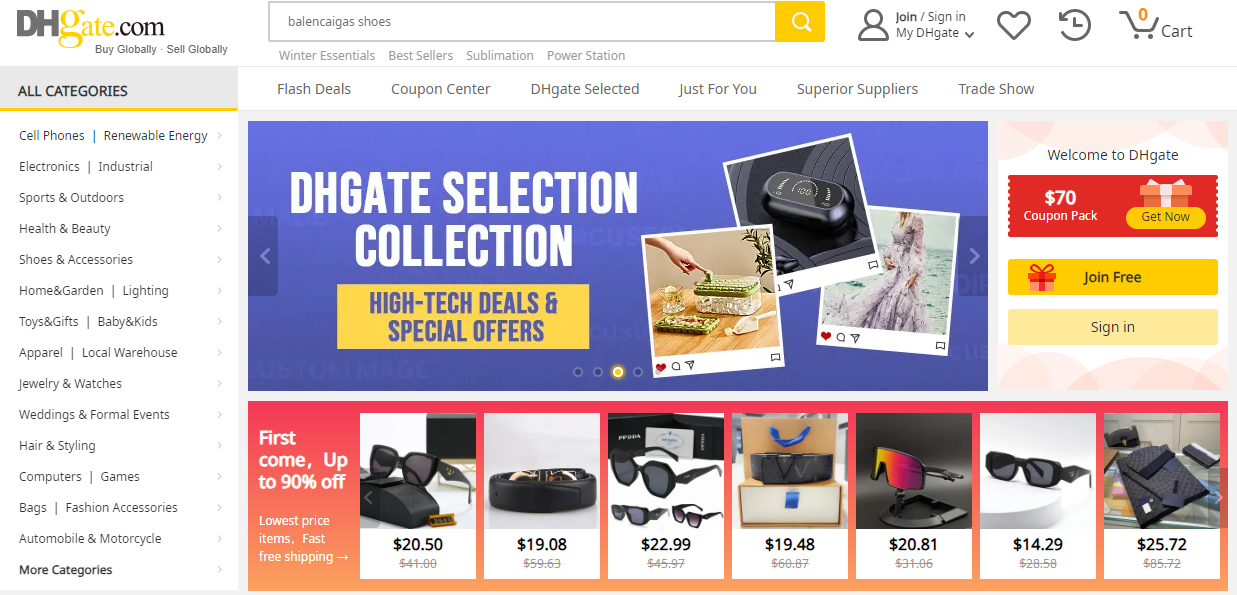 dhgate-best-b2b-ecommerce-platforms