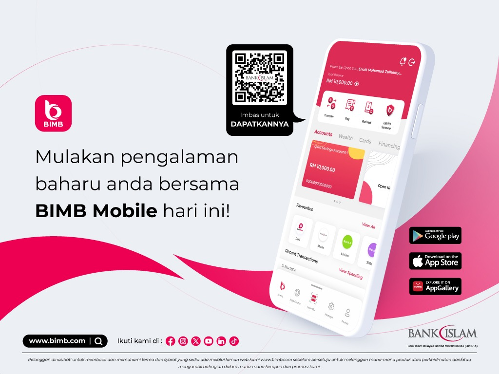 BIMB Mobile & BIMB Web - Cara Muat Turun & Log Masuk