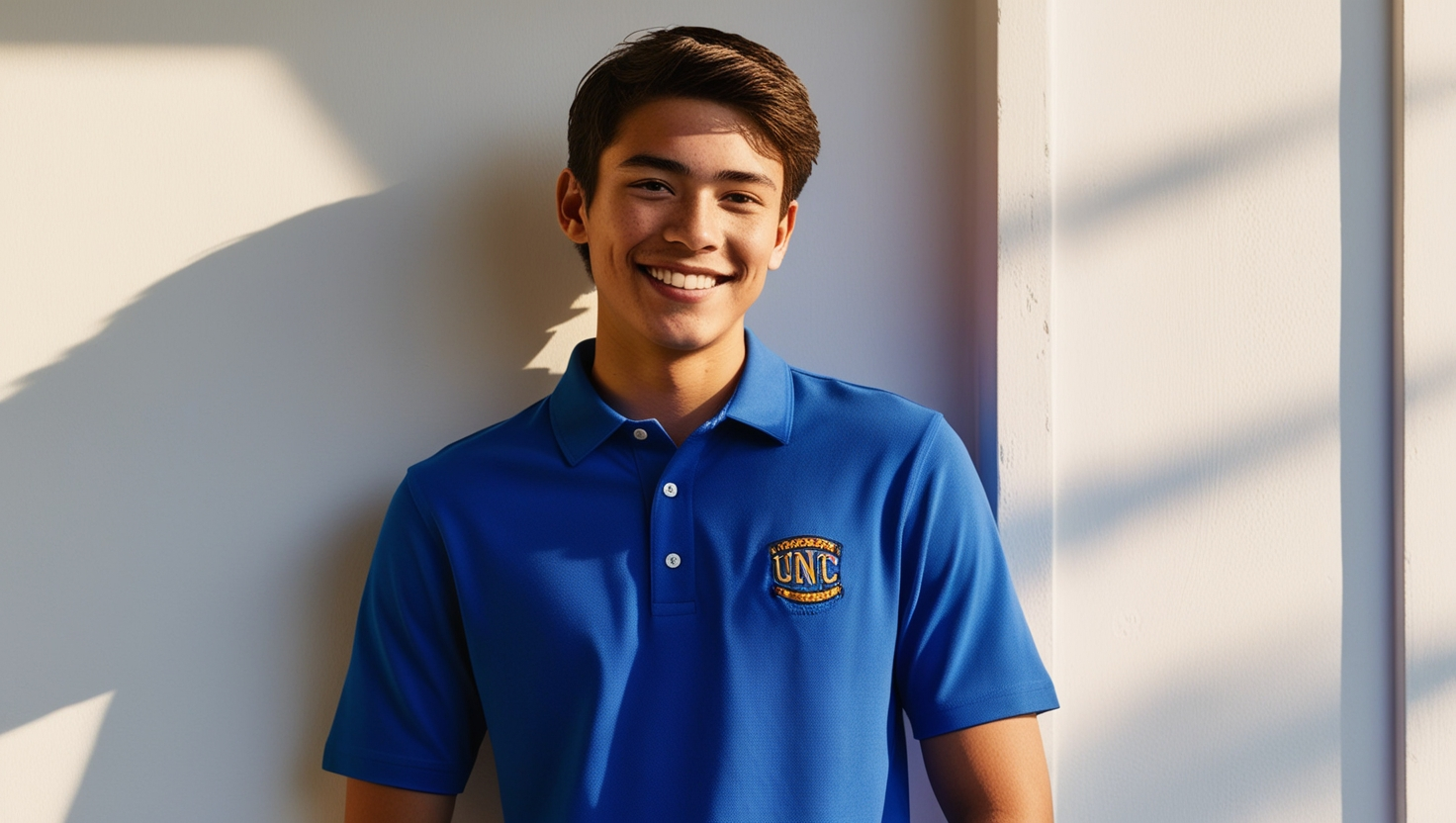 UNC Blue Polo Shirt Temu
