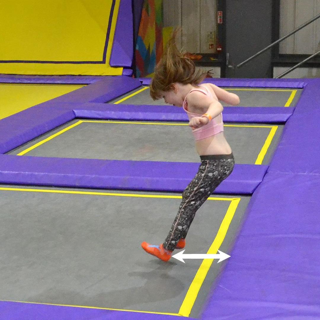 Avoid Jumping Near or on the Trampoline Pads - trampoline park safety tips