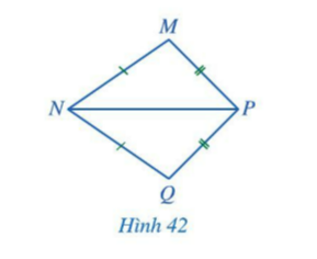 BÀI 4: TRƯỜNG HỢP BẰNG NHAU THỨ NHẤT CỦA TAM GIÁC: CẠNH – CẠNH – CẠNHKhởi độngCâu hỏi: Giá để đồ ở hình 33 gợi lên hình ảnh tam giác ABC và A B'C' có: AB=A'B'; BC=B'C'; CA=C'A'. Tam giác ABC có bằng tam giác A'B'C' hay không?Đáp án chuẩn:BằngI. Trường hợp bằng nhau cạnh – cạnh – cạnh (c.c.c)Bài 1: Hai tam giác ở hình 37 có bằng nhau không? Vì sao?Đáp án chuẩn:Bằng nhauII. Áp dụng vào trường hợp bằng nhau về cạnh huyền và cạnh góc vuông của tam giác vuông Bài 1: Cho hai tam giác vuông ABC và A'B'C' có: A=A'=900, AB=A'B'=3cm, BC=B'C'=5cm. So sánh độ dài các cạnh AC và A'C'Đáp án chuẩn:Bằng nhauIII. Bài tập