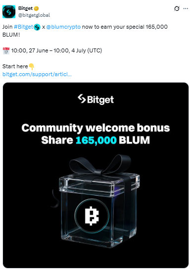 BLUM Listing on Bitget Today, एयरड्रॉप सिर्फ आपके लिए