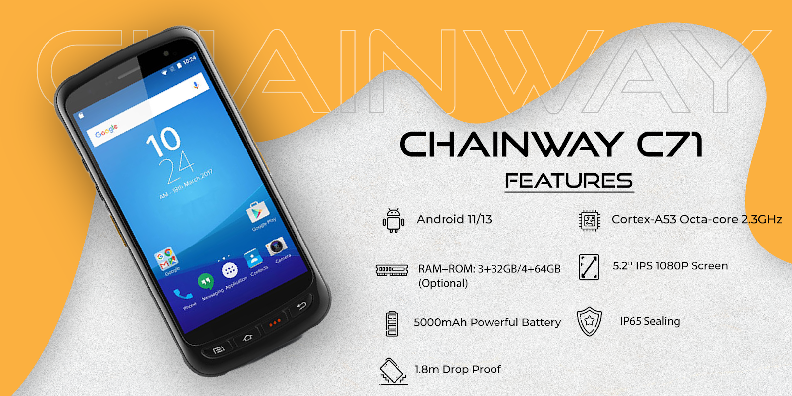 Image of Chainway C71 Specifications