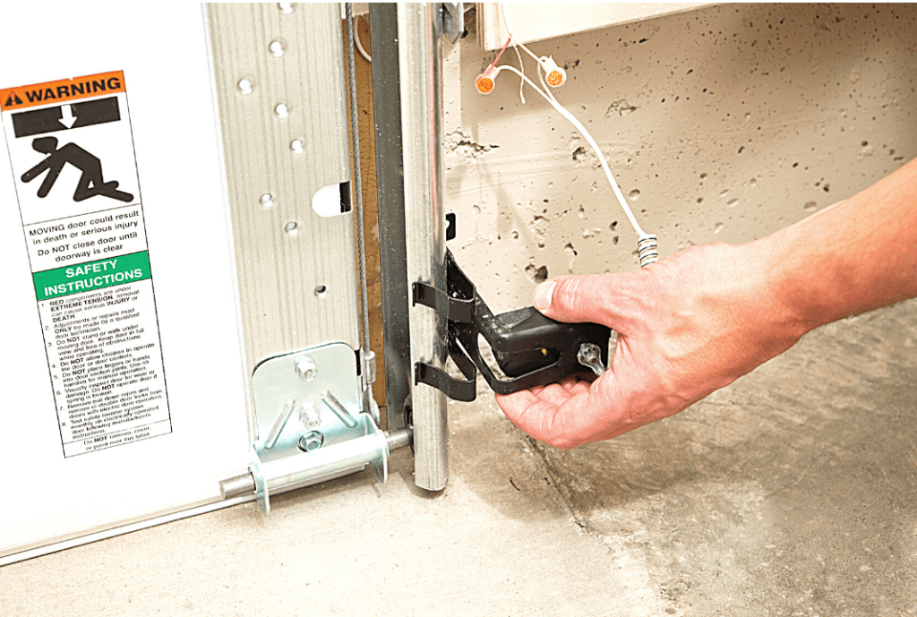 how to repair garage door