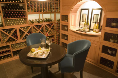 wine cellar design ideas ways to create a tasting haven sitting area with table and storage custom built michigan