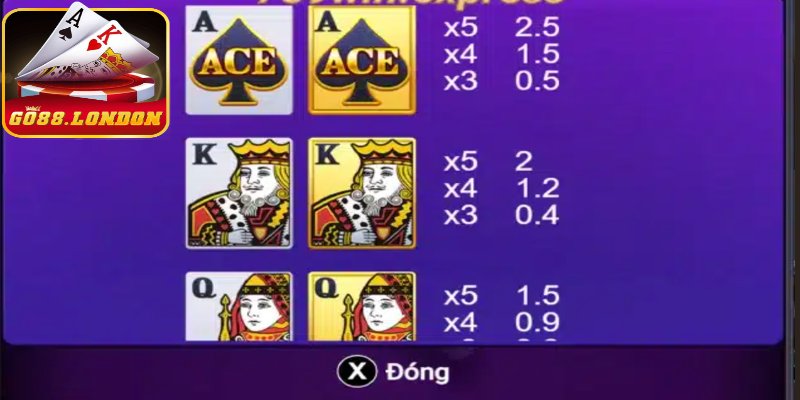 ACE chính là quân bài cao nhất của bộ bài tây trong game