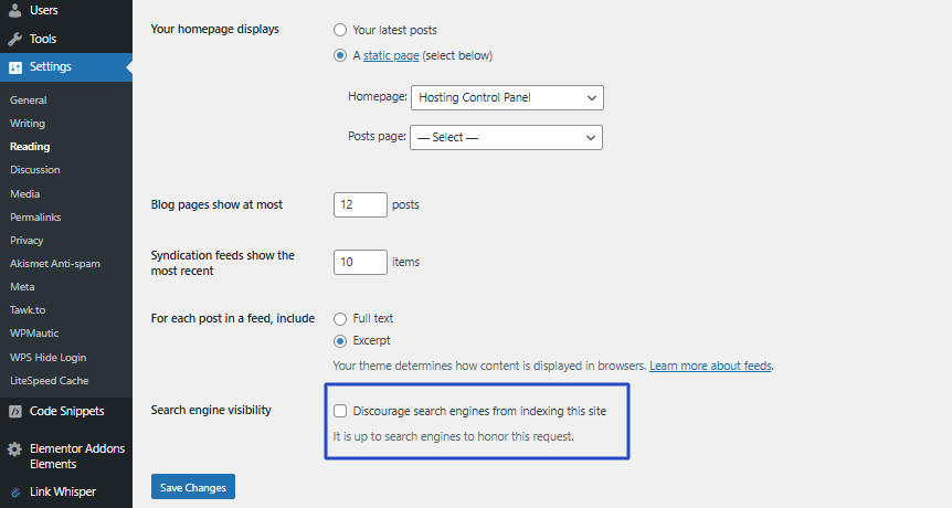 how to unpublish wordpress site
- search engine visibility