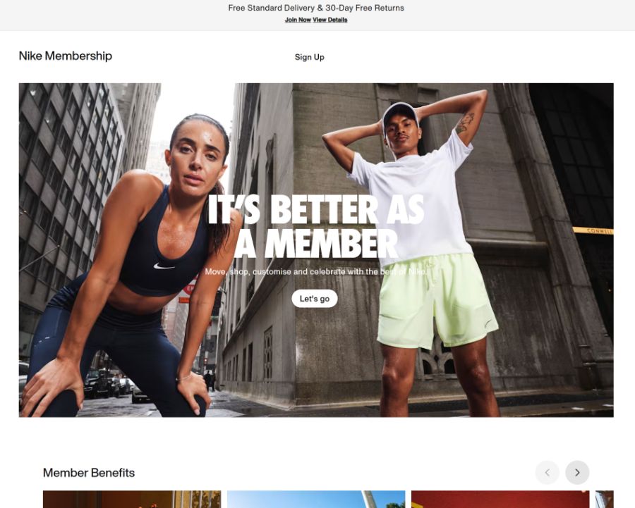 Nike Membership Program