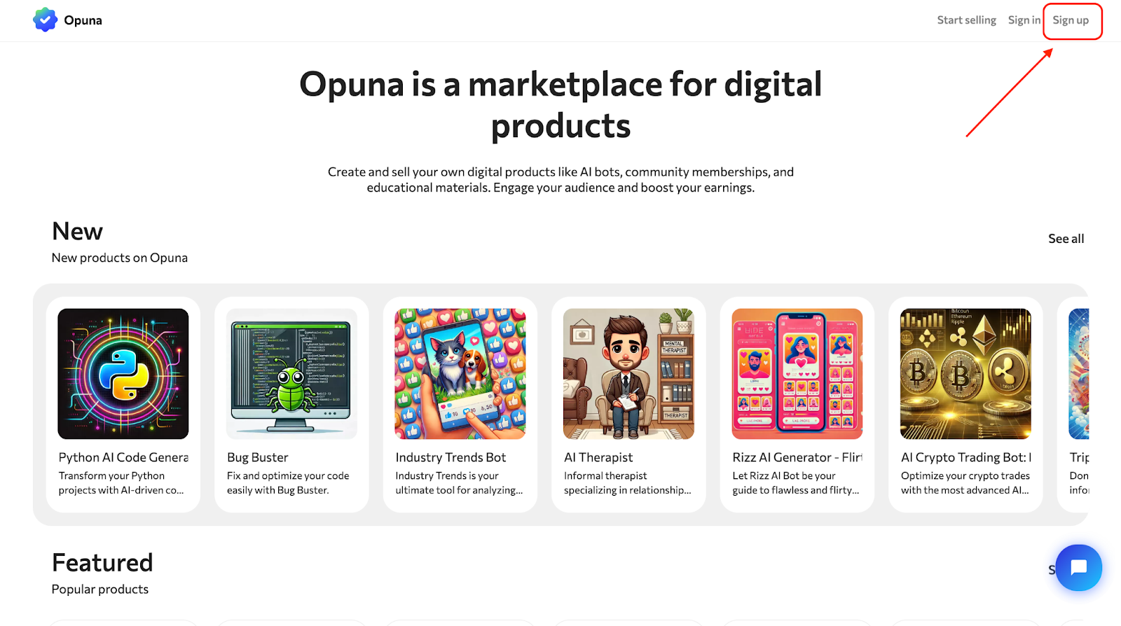 How to Create and Sell GPT Chatbots on Opuna