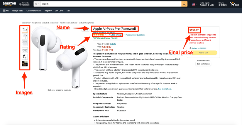 web scraping amazon using python
