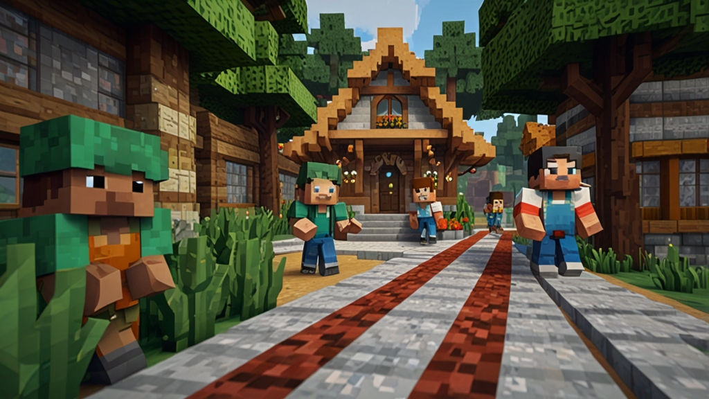 minecraft toontown pixel art