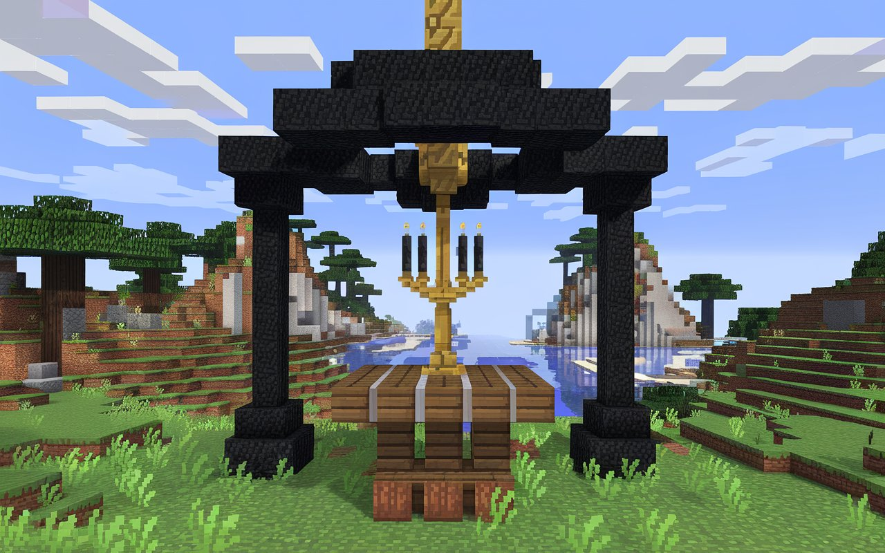 Black Chandelier Minecraft