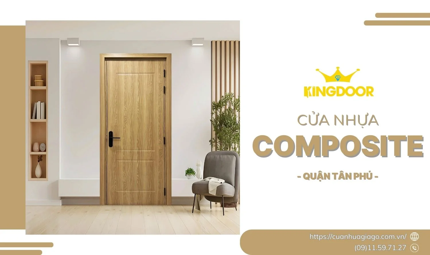 Cửa Nhựa Composite tại Quận Tân Phú | Đẹp, Hiện Đại, Đa Dạng