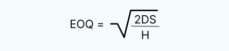 Ad Hoc EOQ Formula