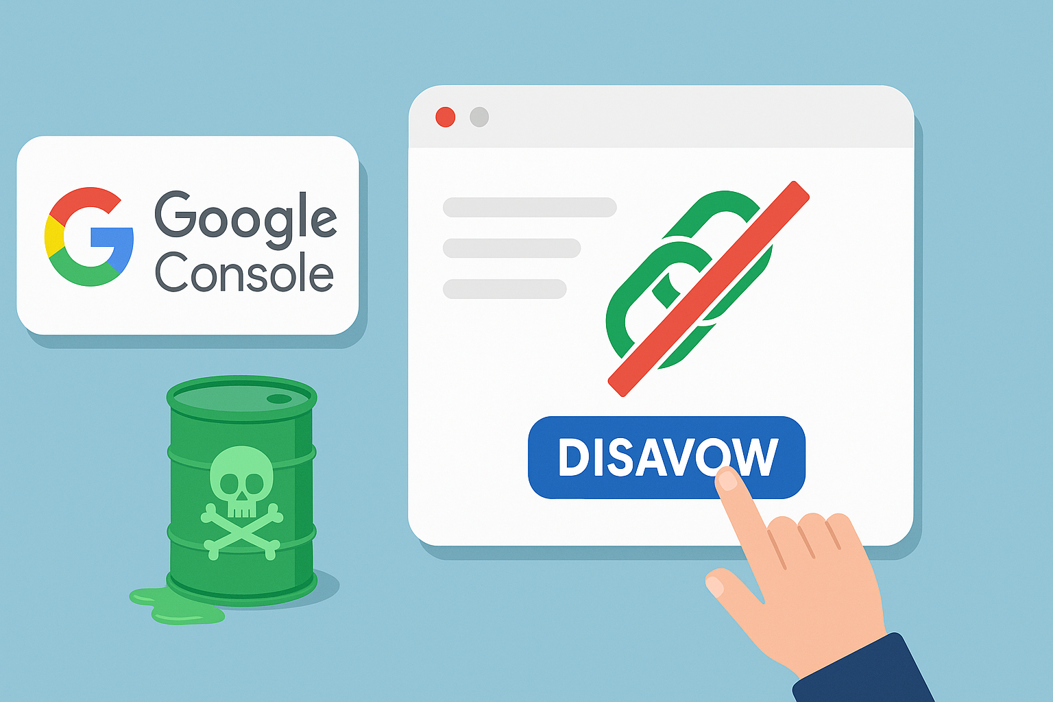 disavow toxic backlinks