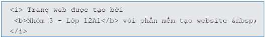 1. Tạo website