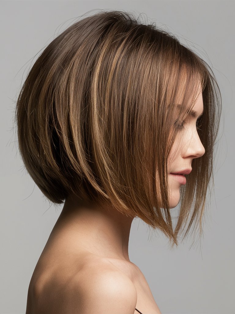 46. Round-Shaped Blowout Bob