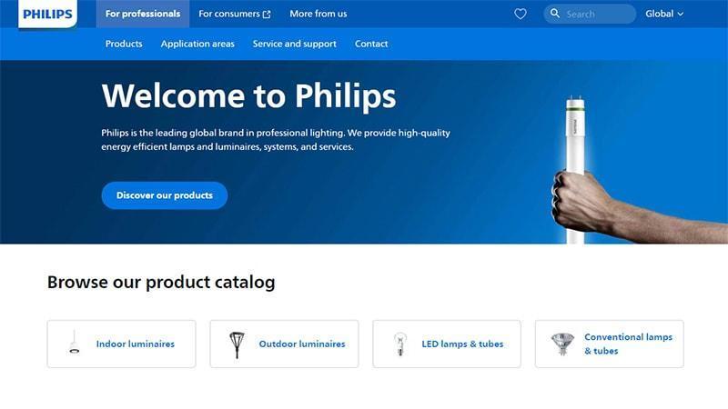 Home Page Philips Lighting