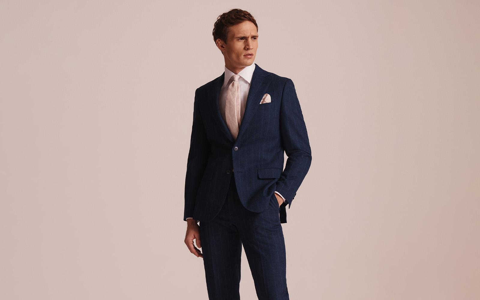 What is a pinstripe suit and where can you wear the classic look?